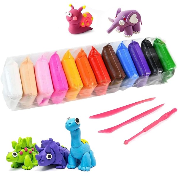 12 Colours Polymer Clay for Modelling for Children 3 4