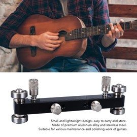 Guitar Nut Sander, Guitar Nut Sanding Tool Bridge Saddle Grinding Sanding Tool Luthier Tool for Bass Guitar Accessory (Black)