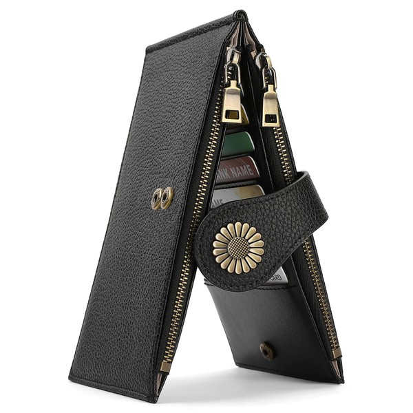 SENDEFN Purse for Women RFID Blocking Large Capacity Bifold Multi
