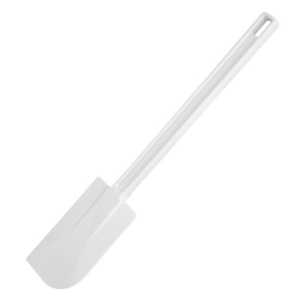 Vogue Rubber Ended Spatula 35.5 cm/14 inch, White, ABS Handle