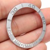 Watch Bezel Insert 38mm Ceramic Embossed Digit Watch Bezel Ring