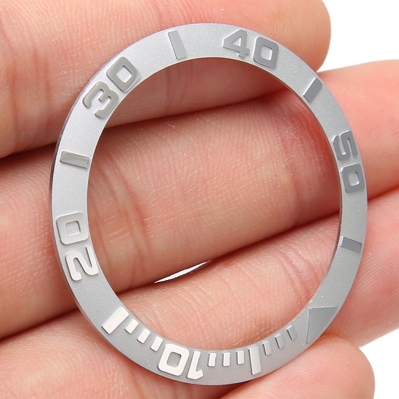 Watch Bezel Insert 38mm Ceramic Embossed Digit Watch Bezel Ring