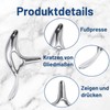 DmDoyy Trigger Point Massager, Stainless Steel Gua Sha Stone, Guasha