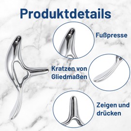 DmDoyy Trigger Point Massager, Stainless Steel Gua Sha Stone, Guasha Face Massage for Eye Swelling, Skin Tightening, Lymphatic Drainage Face