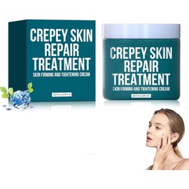 Tratamiento de reparación de la piel de Cellu Crepey, crema para el cuello de reparación de la piel de crepey, crema de apretamiento de la cara de hidratación profunda, apriete visiblemente (1pcs)