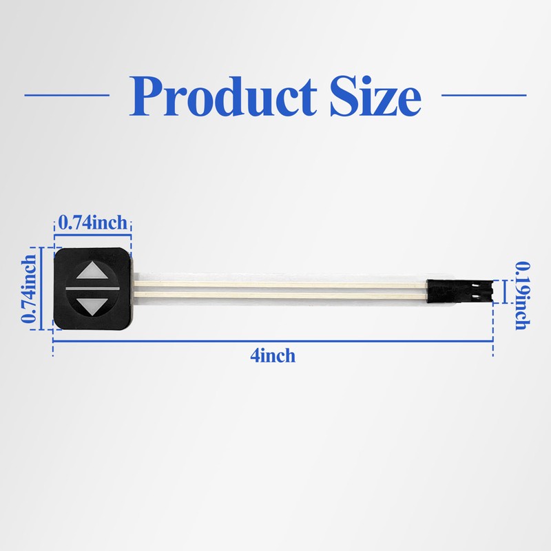 ShineUs WB24X10115 for Range Vent Hood Touchpad Blk PS953533 Compatible