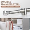 12" Valet Rod for Closet Pull Out, Adjustable Expandable Stainless