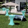 Enjoyidea Cocktail Table Covers-Spandex Round High Top Table Cloths 6