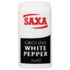 (12 Pack) Saxa Ground White Pepper - 25g