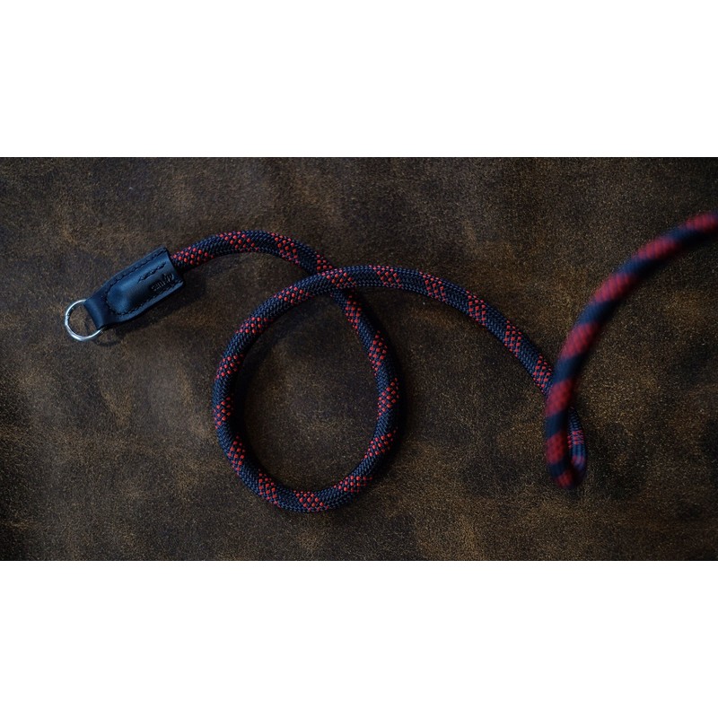 cam-in (カムイン) カメラストラップ DCS-005シリーズ (75cm, ブラック × レッド) DCS-005103