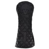 PU Leather Golf Wood Head Covers Waterproof Golf Skull Pattern