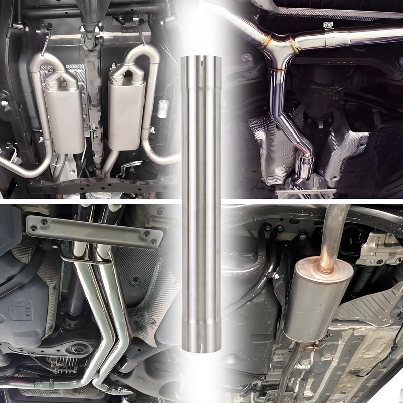 Universal T304 stainless steel Exhaust Pipe flared Tube-36" 3 Feet