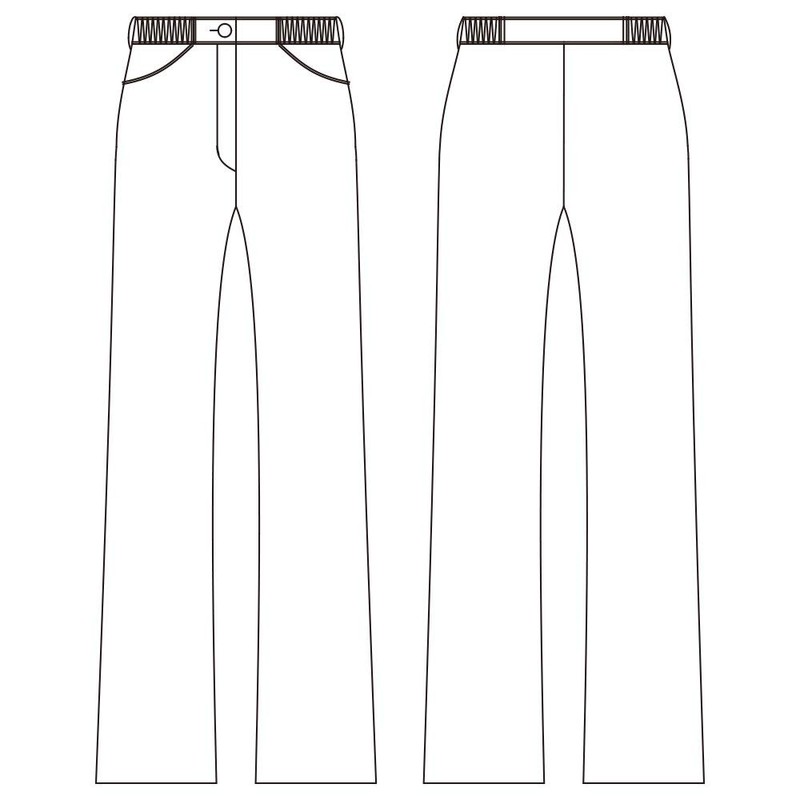 Nursery Basic Straight Pants, Anti-sheer, Stretch, Medical Nursing, Nursing, Lab