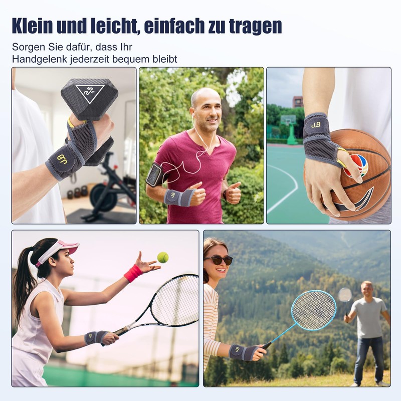 kichicho Wrist Support, Tendonitis Wrist Brace, Comfortable Wrist Support for