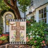 Easter He is Risen Garden Flag for Outside 12x18 Double