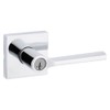 Kwikset Lisbon Entry Door Handle with Lock and Key, Secure
