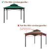 SCOCANOPY Replacement roof Compatible with Target Madaga Gazebo Model L-GZ136PST,