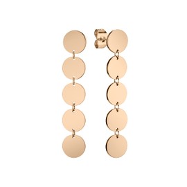 Liebeskind Berlin LJ-E-42 Stainless Steel Pendant Earrings, Stainless Steel, rosé