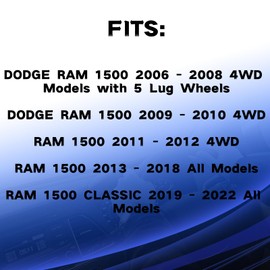 Front Stabilizer Sway Bar End Links for 2006-2018 Dodge RAM 5-lug Models 1500