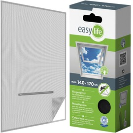 Easy Life Fly Screen for Roof Windows 140 x 170 cm Anthracite