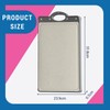 Leogony Double-Sided Titanium Chopping Board, Stainless Steel Cutting Board for