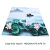 Blackout Curtains Waterproof Flower Pattern Shower Curtain Window Panels for
