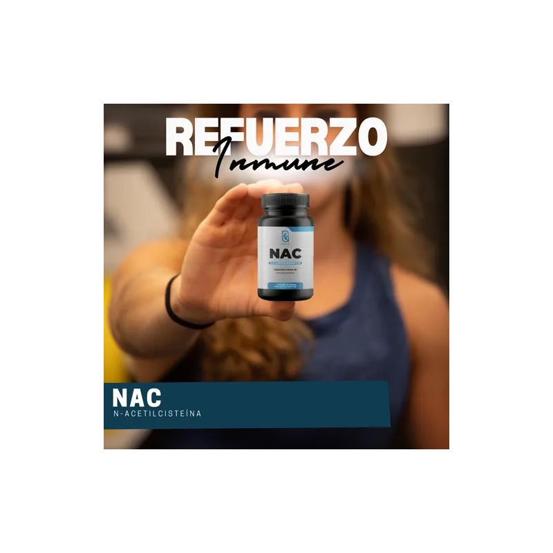 Nac N-acetilcisteína 120 Cápsulas 1200 Mg Por Porción