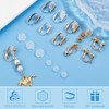 SOFPLATE 1 Box 24Pcs 12 Style Gold Earring Converter Silver