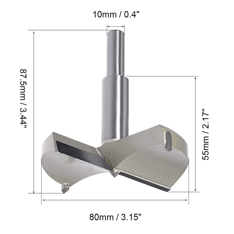 MACHSWON Forstner Drill Bits Tungsten Carbide Wood Hole Saw Opener