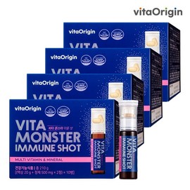 Whole Life Vita Origin Vita Monster Immune Shot 10-pack x 4 boxes / 홀라이프 비타오리진 비타 몬스터 이뮨샷 10입 x 4박스
