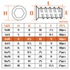30 PCS Threaded Inserts M6 (6MM) X 10MM Threaded Inserts