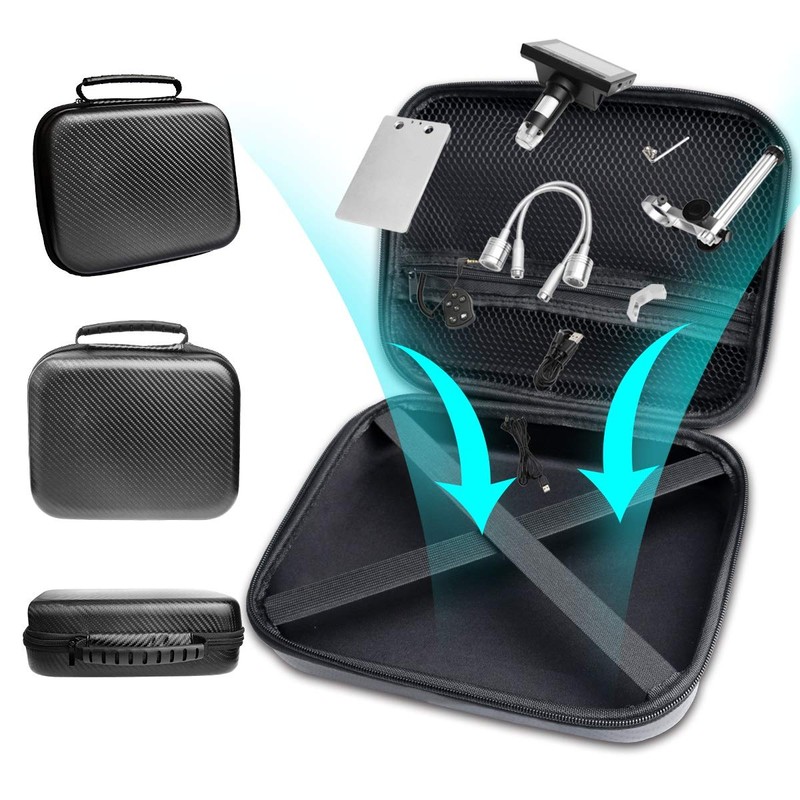 Bysameyee Original LCD Digital Microscope Carrying Case, Ultra Big Size