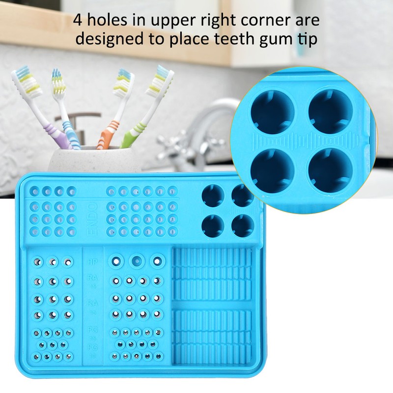 Oral Dental Disinfection Box Autoclavable Endodontic Drill Organizer Root Canal