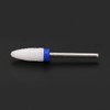 AUNMAS Ceramic Nail Drill Bit Corn Head Shape, Acrylic Nail