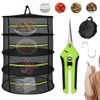 Kinfezlon Herb Drying Net, 4-Layer Herb Dryer Hanging, Drying Net