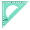 Plastic Ruler Set Square 9 to 30 cm Pastel Colours