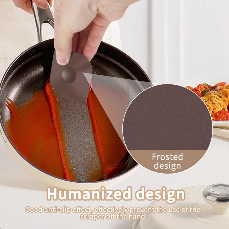 20Pcs Pan Scraper Nylon Pot Scrapers Dish Scraper Tool Portable