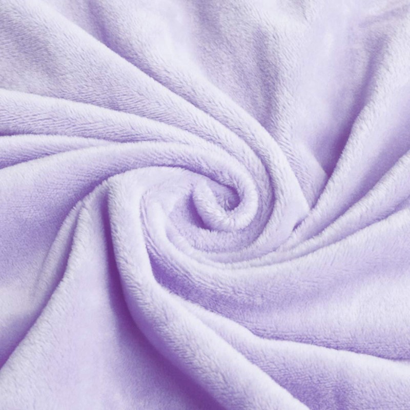 TL Care Heavenly Soft Chenille Mini Crib Sheet, Lavender, for