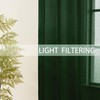 Green Sheer Curtains 72 inches Long Living Room Curtain Sheers
