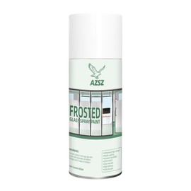 AZSZ Glass Frosted Spray Paint Black, 450ml, 1 Bottle 15.22oz, Glass Frosting Spray, Frosted Window Spray For Added Privacy