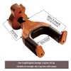 Neboic Guitars, auto-lock wall bracket,Guitar Holder for Wall, Solid Mahogany