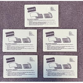 Blockbuster Video lot of 5 VINTAGE Blockbuster Video Membership Card Laminate Sleeves FREE SHIP!!