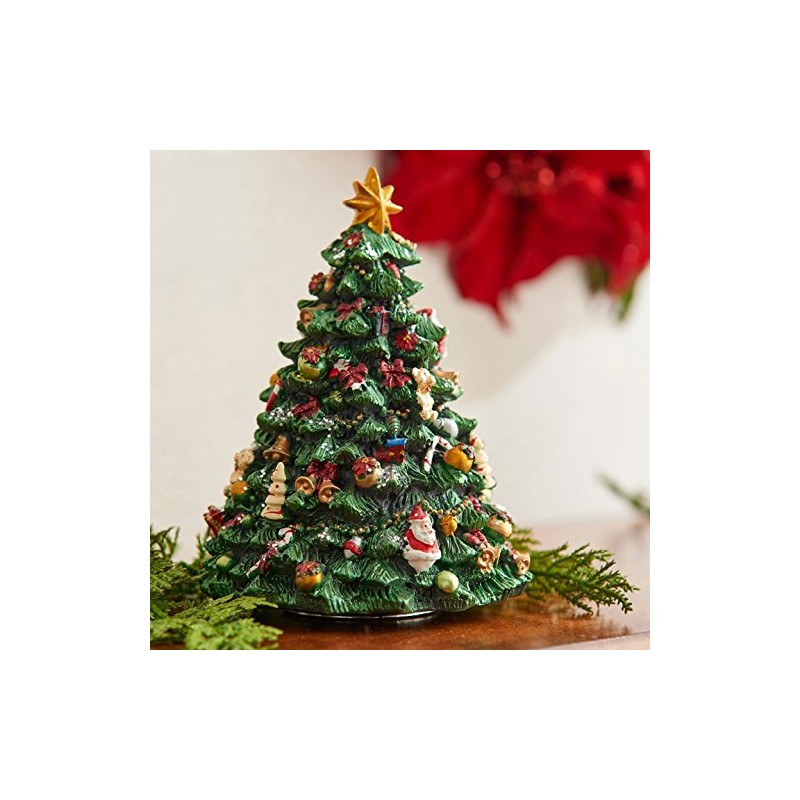 Raz Imports Musical Wind up Rotating Tree