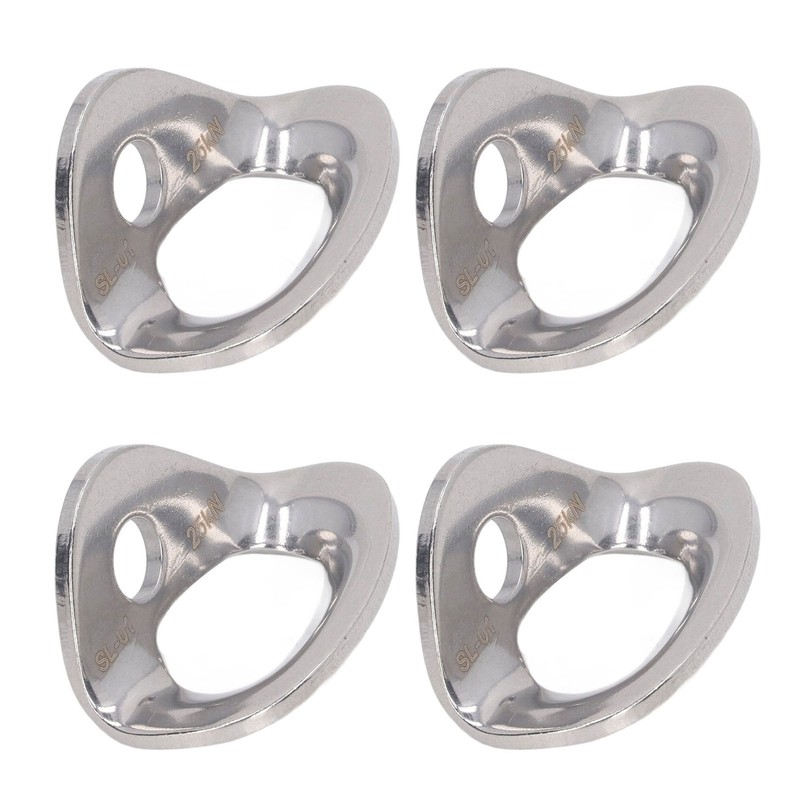 10Pcs Climbing Hanger Lightweight Stainless Steel Rock Climbing Anchors for