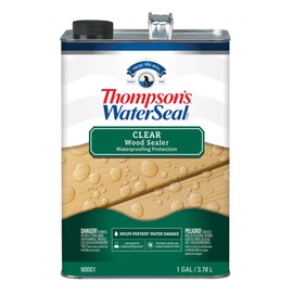 Thompson's WaterSeal Clear Wood Sealer, Clear, 1 Gallon