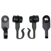 Steel Metal Slide Curtain Track Hooks with Wheels for Gazebo