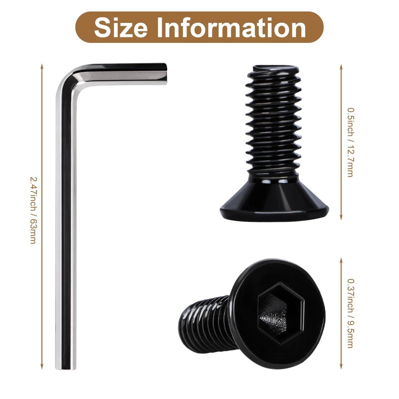 Replacement Screws for Delta and Shimano SPD Cleats – Suitable