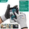 Kebada Cut Resistant Gloves, ANSI A2 Cutting Glove, PU Coated,
