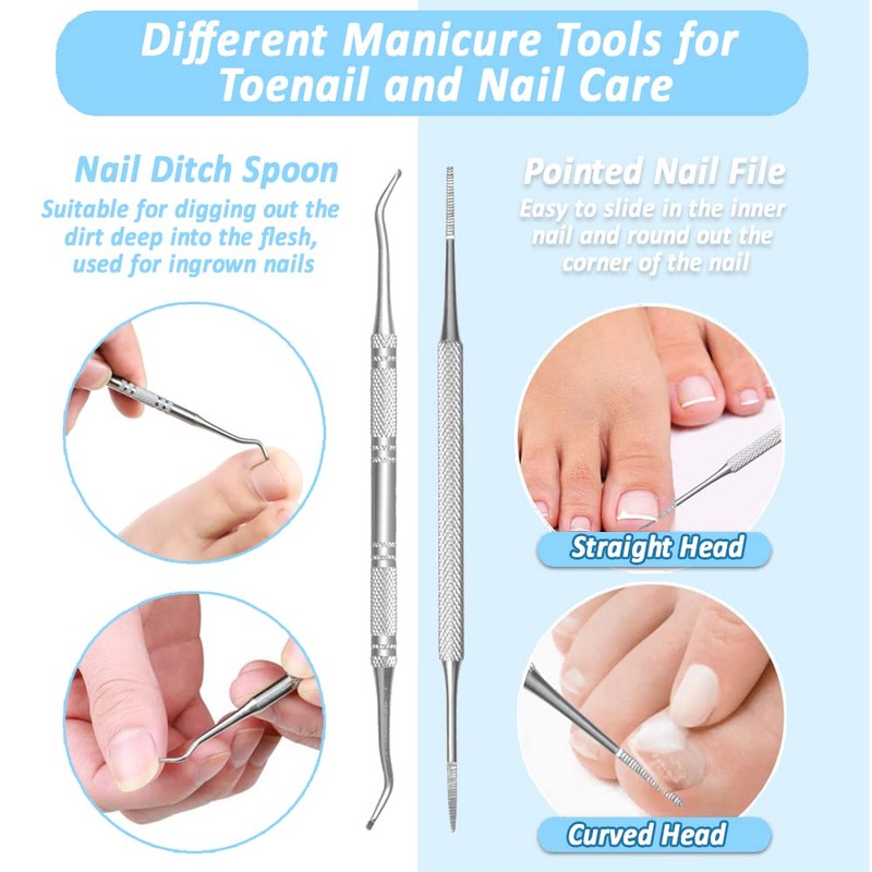 Podiatrist Toenail Clippers for Thick Nails, Professional Ingrown Toenail Tool