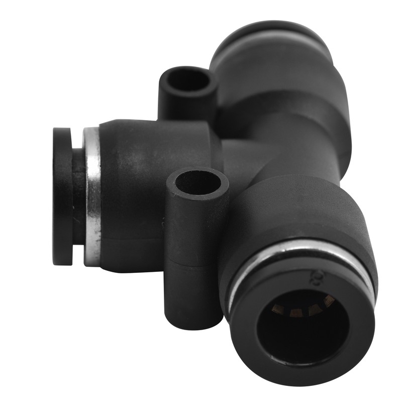 10pcs Pneumatic Tube Fitting Durable PVC Stable Sealing Corrosion Resistance